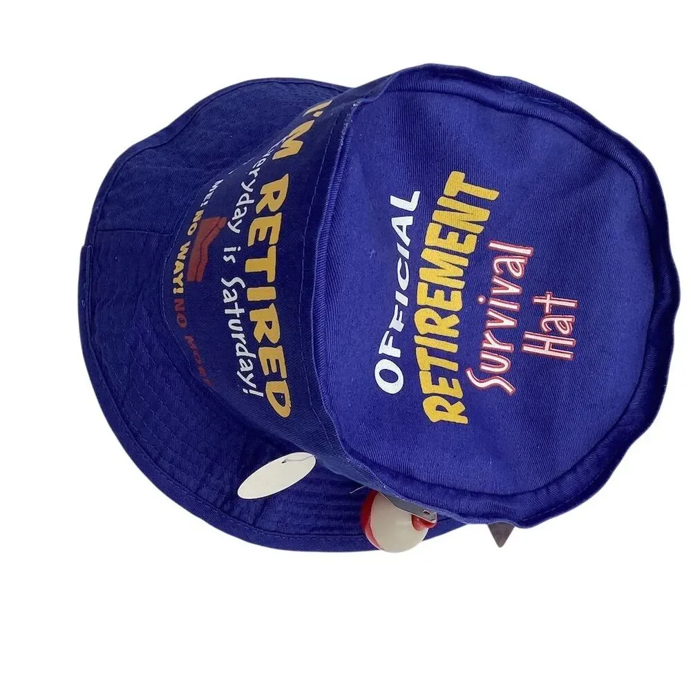 Retirement Survival Bucket Hat‎ Fun